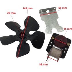 Regal Buzdolabı Arka Alt Fan Motoru