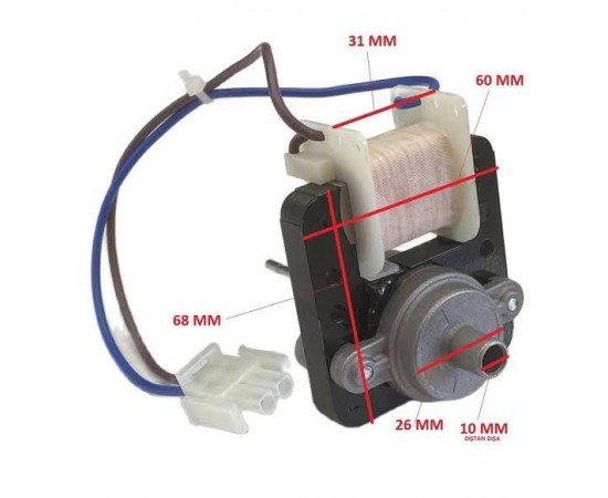 Arçelik Buzdolabı Fan Motoru uyumlu - 4151840485 Arçelik Buzdolabı Fan Motoru uyumlu - 4151840485