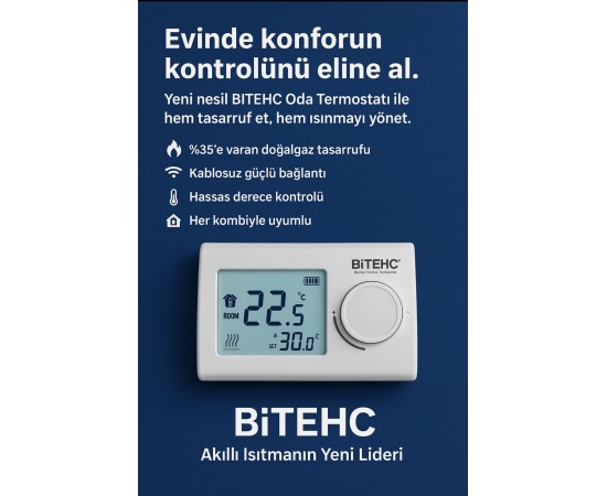 Kablosuz Oda Termostatı Kablosuz Oda Termostatı