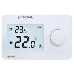 General Life HT250 Set Kablosuz Dijital Kombi Oda Termostatı (Beyaz RF - Tüm Kombilerle Uyumlu)