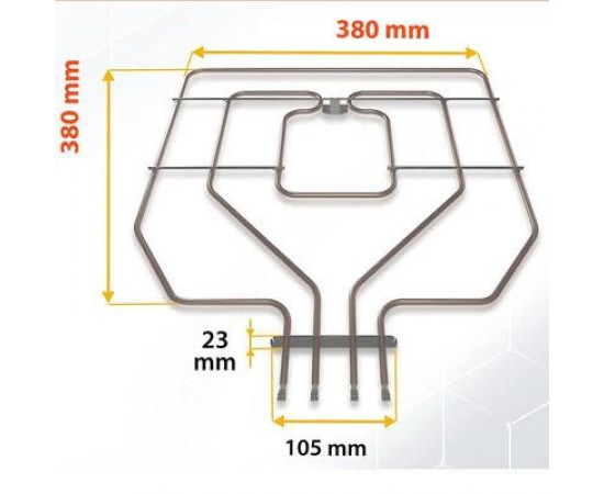 Bosch Ankastre Fırın Üst Isıtıcı Rezistans 2800W - 00773539 / 00471369 Bosch Ankastre Fırın Üst Isıtıcı Rezistans 2800W - 00773539 / 00471369