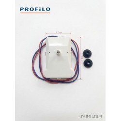 Profilo Uyumlu Buzdolabı Evaporatör Fan Motoru (9V DC 1.6W)