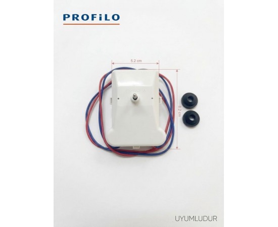 Profilo Uyumlu Buzdolabı Evaporatör Fan Motoru (9V DC 1.6W)