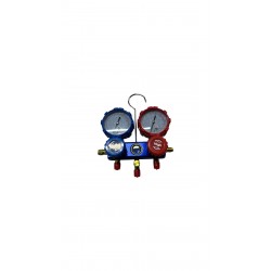Klima Gaz Manifoldu Çiftli Set - R134a, R22, R404A, R410A Uyumlu Gaz Saati
