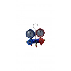 Klima Gaz Manifoldu Çiftli Set - R134a, R22, R404A, R410A Uyumlu Gaz Saati